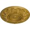 Ekena Millwork Whitman Ceiling Medallion (For Canopies up to 3 3/4"), Hand-Painted Pharaohs Gold, 13"OD x 1 3/8"P CM13WHPGS - alternate 4
